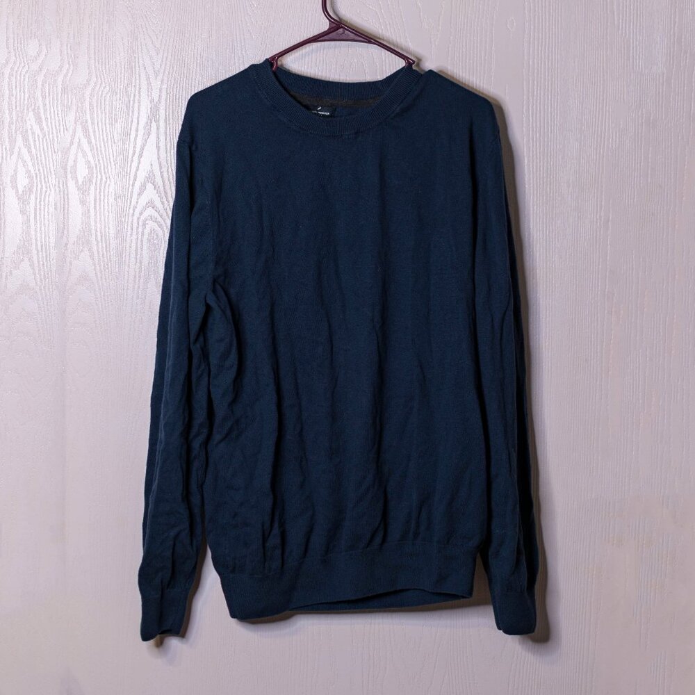 SALE Daniel Hechter Navy Cotton & Cashmere Men's Sweater - Size XL